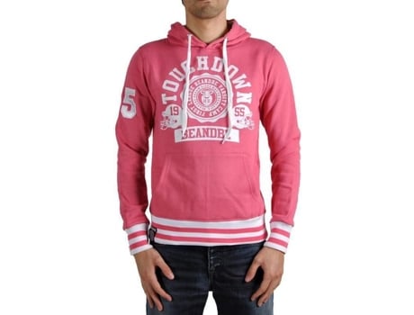 Sweatshirt Unissexo Be And Be Touchdown Touchdown Rib Fúcsia Branco (xs)