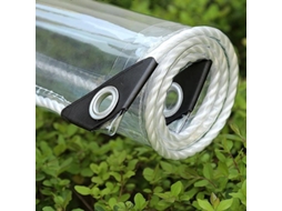 Lona Transparente PVC, Impermeável, para Plantas, 0.8m x 1.5m