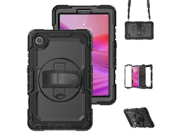 Capa Híbrida De Silicone Para Tablet Lenovo Tab K9 / Tab One E Lenovo Tab M8 De 4ª Geração Com Alça De Ombro.