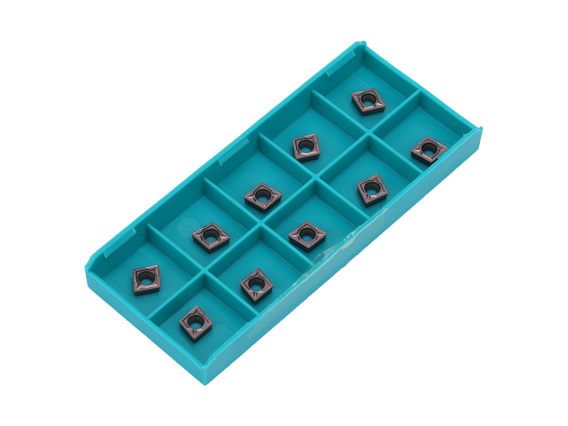 Pastilhas de metal duro Laxiscreed CCMT060204 VP3308 para torneamento CNC de alta precisão