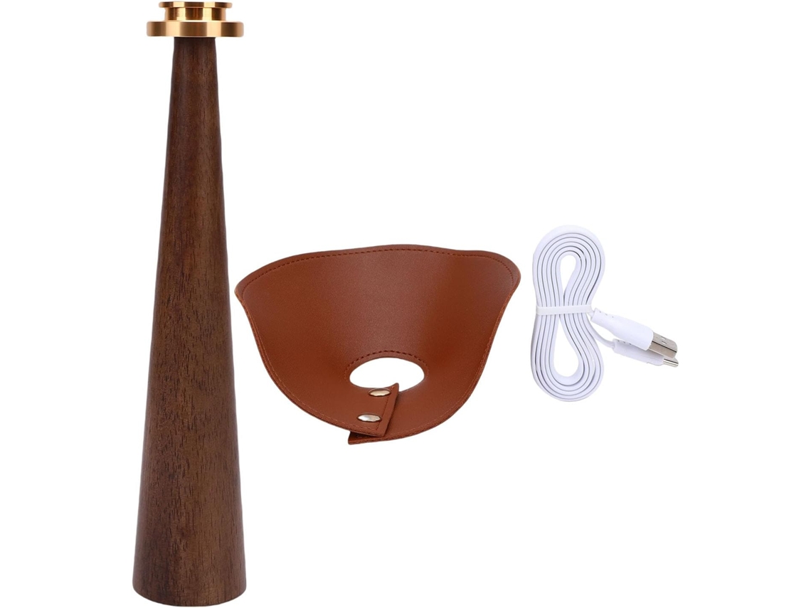 Luminária de Mesa Led Sem Fio Recarregável Brrnoo, Madeira Night Light, Luminária de Cabeceira para Casa, Hotel