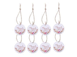 100Pcs Hangtag Obrigado ALLINLESS