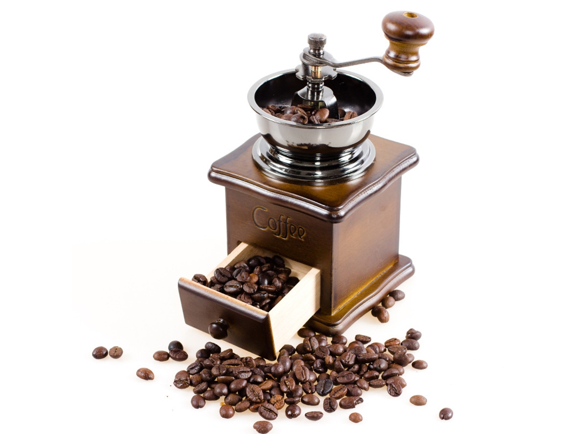 Um Moedor De Café, Moedor De Grãos De Café, Moedor De Café Manual Brilvibera