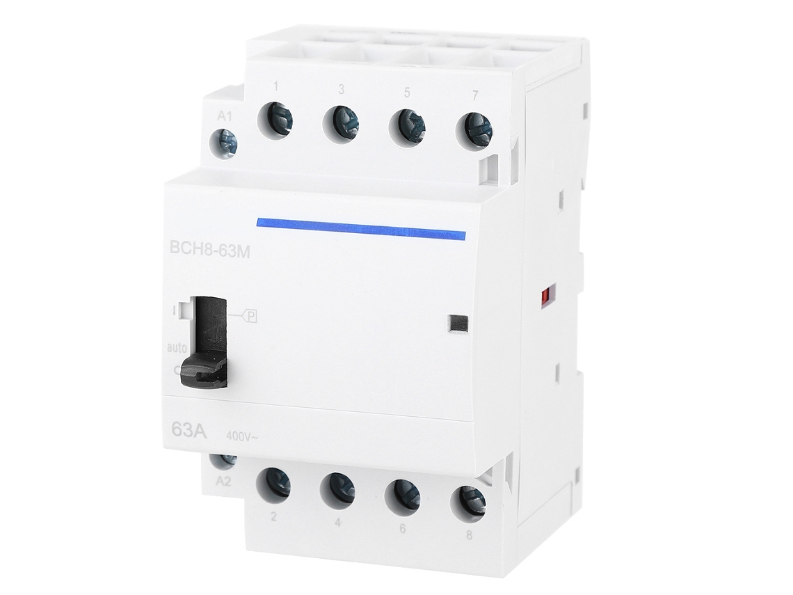 Laxiscreed Contator Modular Para Ar Condicionado Com Comutador Manual E 4 Contatos Comuns