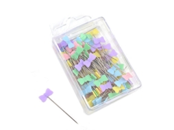 100 Alfinetes de Patchwork, Alfinetes Blomknappshuvud, Ferramenta de Quilting Diy S AQUAFORGE