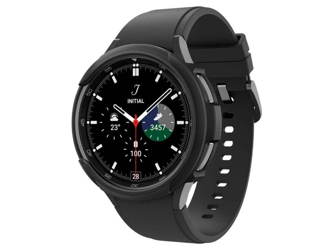Coque De Proteção Liquid Air™ Pro Para Samsung Galaxy Watch 6 Classic 43 Mm Spigen Preto Tpu
