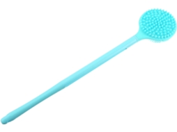Lurelia Acessório De Duche Com Escova De Silicone Para Banho, Cabo Longo, Dupla Face E Com Argola, Uso Diário Prático