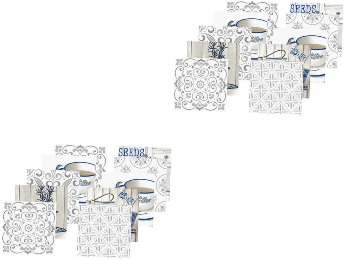 40 Peças De Adesivos Decorativos Impermeáveis Para Parede E Azulejos.