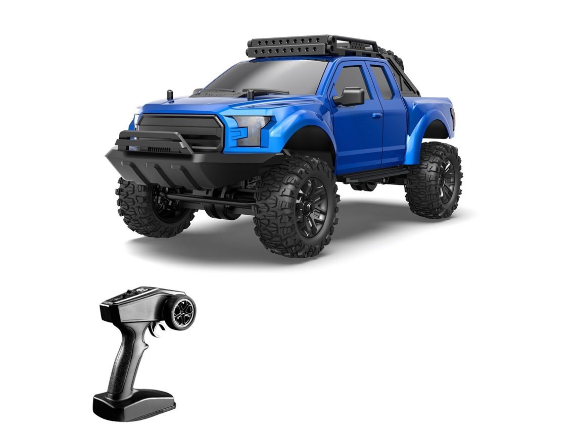 Carro de controlo remoto 1:16 2.4Ghz 4Wd Veículo todo-o-terreno Carro de brinquedo elétrico todo-o-terreno