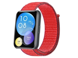 Bracelete Pulseira Sport Band para Huawei Watch Fit 2 Vermelho
