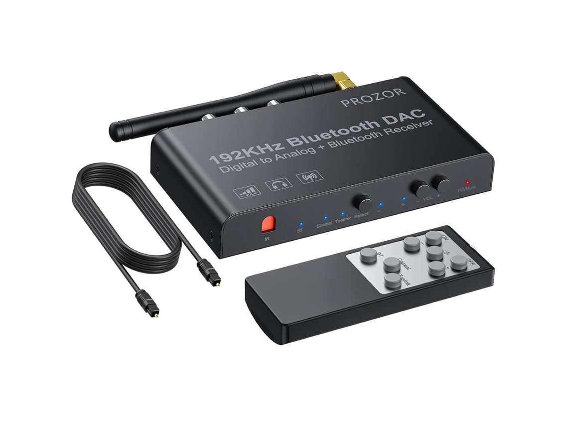 Conversor Digital Para Analógico 192khz Bluetooth Dac Estéreo