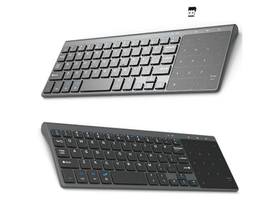 Mini Teclado Sem Fio 2.4g Com Touchpad VONKELIOS