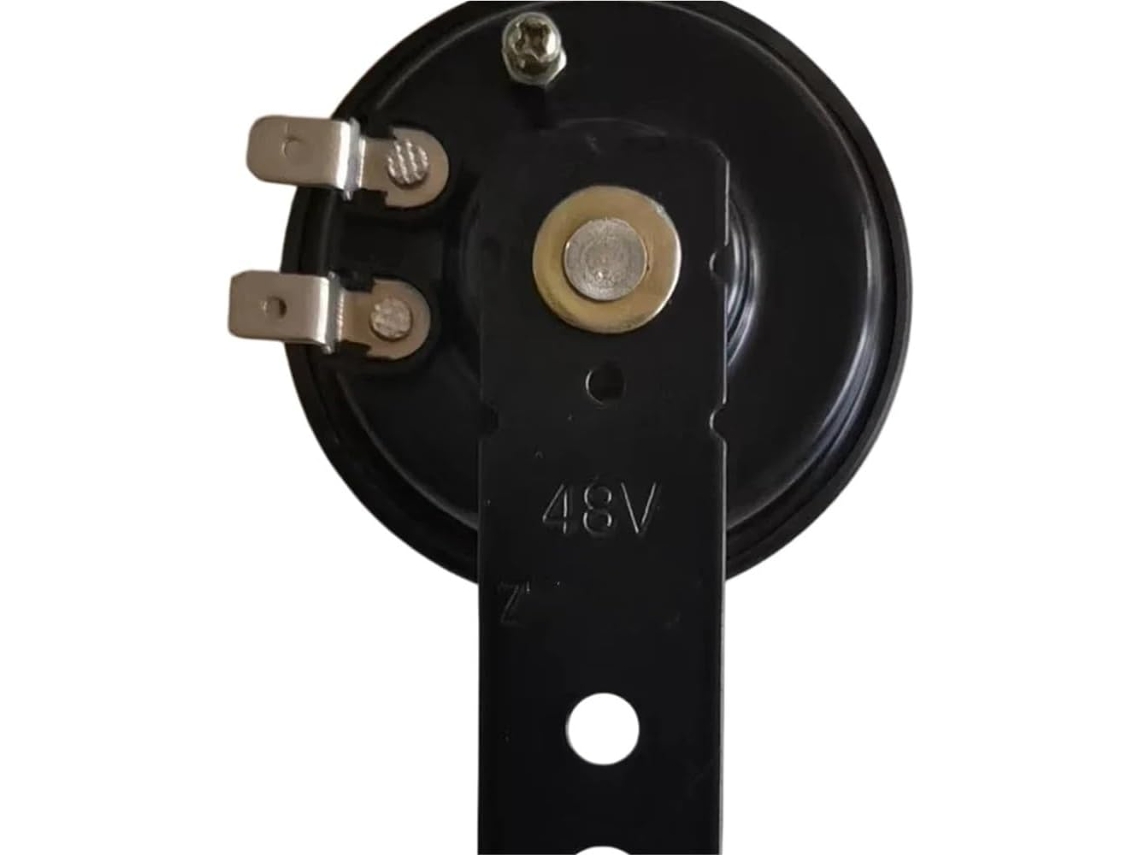 Rádio Haut-parleur Rond Para Moto, 12v, 24v, 36v, 48v, 60v, 1,5a, 105db, Adapté Au Scooter, Cyclomoteur, Vélo