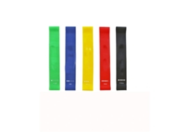 Conjunto de Faixas Elásticas de Resistência 6 Peças AQUAFORGE