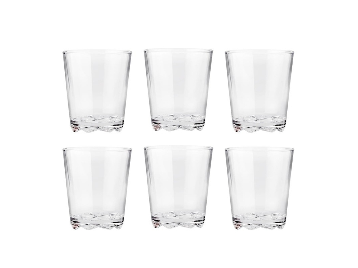 Conjunto de 6 Copos de Vidro 250Ml - Glacier STELTON