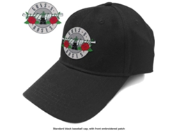 Boné de Baseball Guns N Roses Silver Circle Logo Preto ROCK OFF