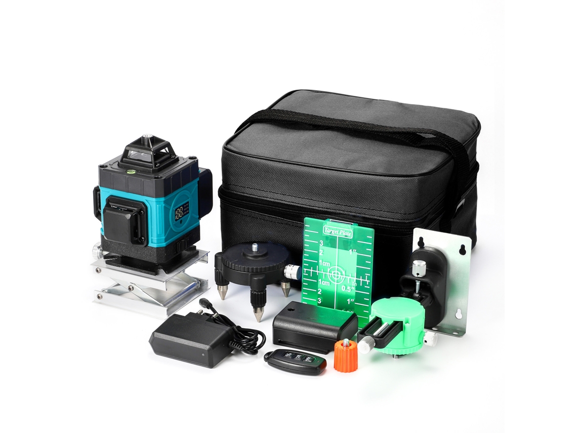 Nível a Laser EOOCOO (16 Linhas Auto nível 4d Luz Verde)