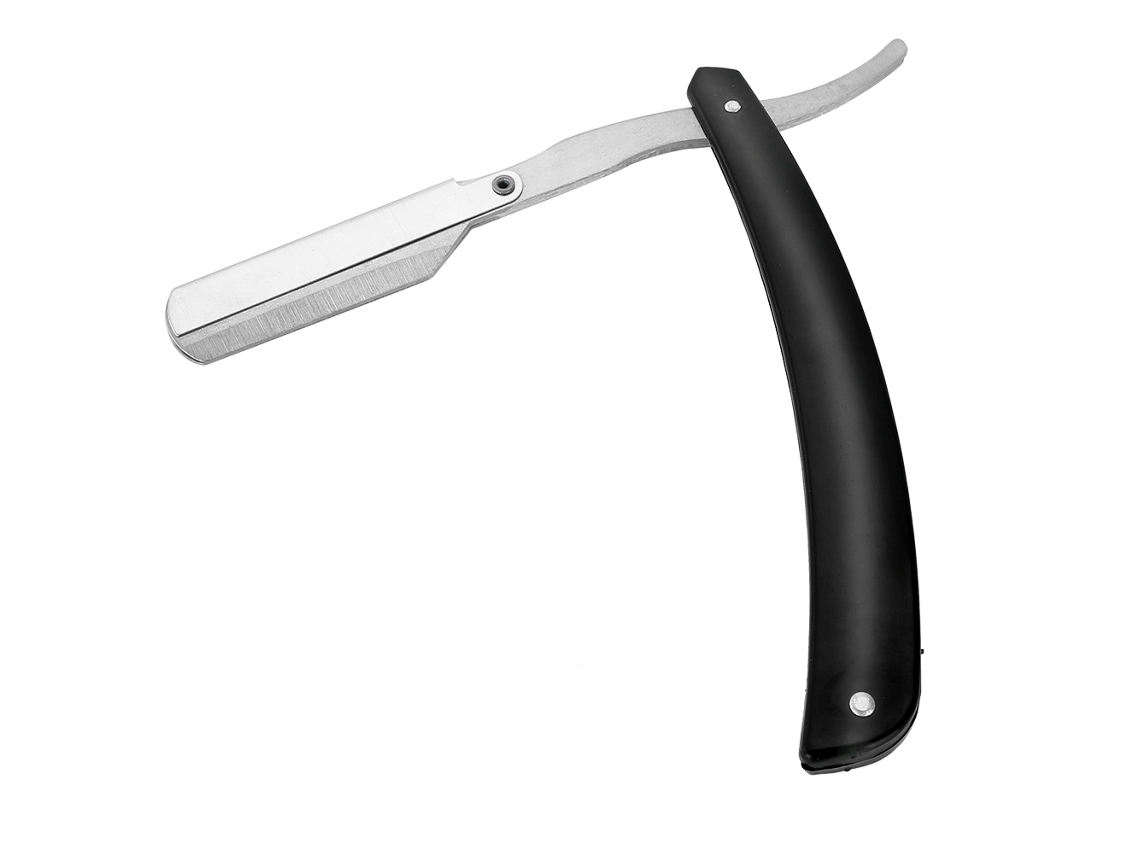 Omni-barbeiro Reto Blade Folding Razor Para Cabelo Cutting