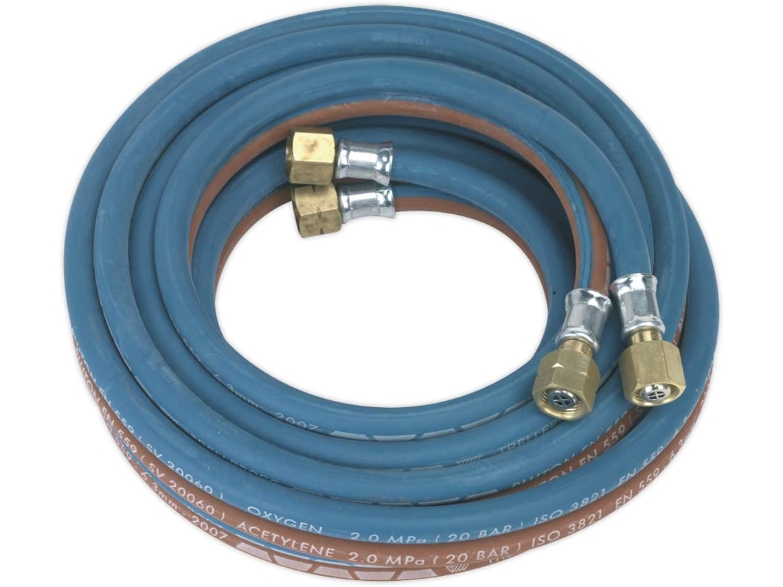 Conjunto De Mangueira Dupla De Borracha Para Oxiacetileno Sga5, 4,5 M