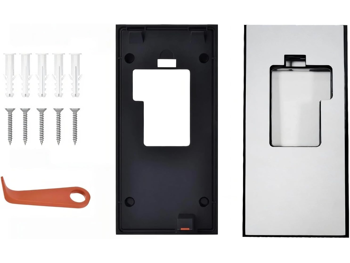 Suportes Práticos Para Campainha Sem Necessidade De Furar. Placas De Montagem Para Campainha. Acessórios