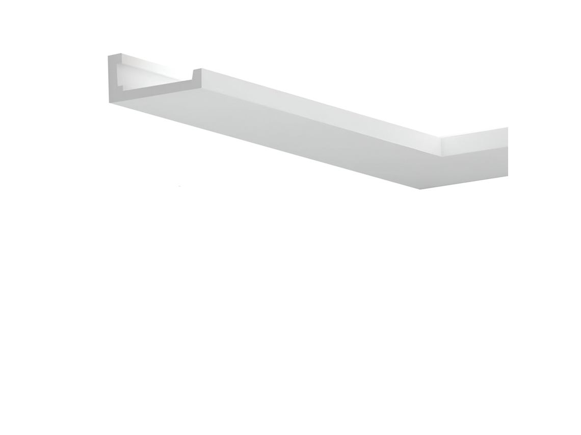 Moldura Corniça 2m Para Fita Led Vanta 120 Branco