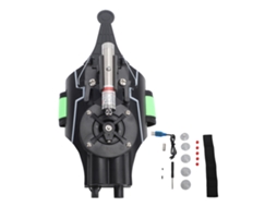 Ats brinquedo Lançador de Corda para Crianças com 5 Ventosas, 5 Ímanes, Adesivo de Parede e Lápis Laser Preto