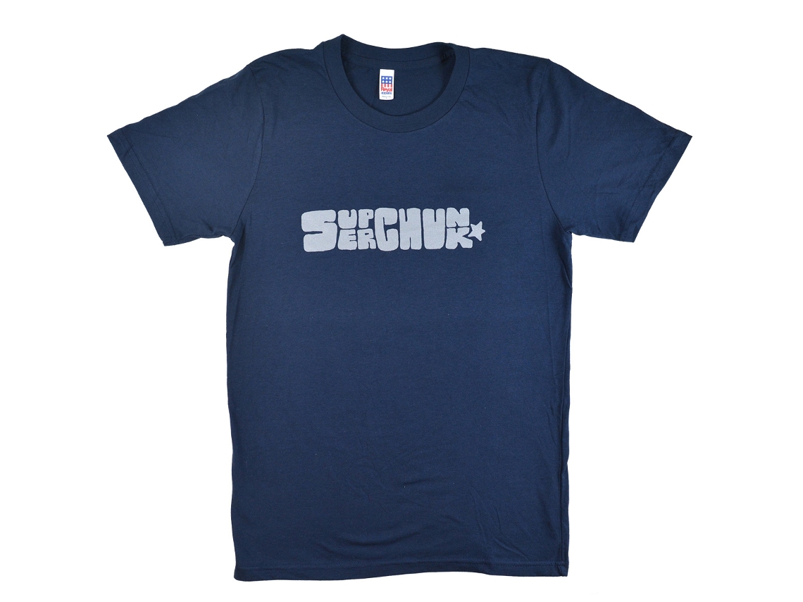 Superchunk Leaves In The Gutter T-shirt Navy Unisex Adults Size:m