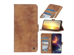 Capa De Couro Pu Com Textura De Antílope Fusion, Fecho Magnético, Abertura Horizontal, Compartimentos Para Cartões, Carteira E Suporte Para Celular Pa