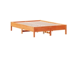 Bed Frame, Bed Frames Vidaxl Marrom Madeira De Pinho (120 X 190 Cm)