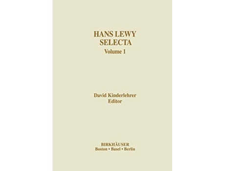 Livro Hans Lewy Selecta Volume 1 Contemporary Mathematicians de David Kinderlehrer editor (Inglês)
