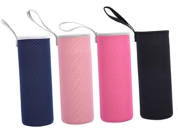 Conjunto De 4 Peças Capas Térmicas Para Garrafas Água Com Bolsa Transporte.