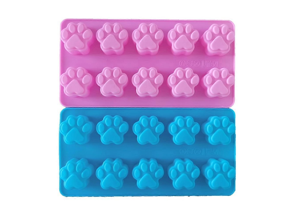 Conjunto De 2 Moldes De Areia De Gato Com 10 Compartimentos