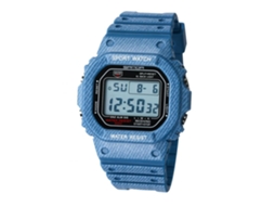 Reloj De Pulsera De Vaquero Deportivo Fashion Para Amantes De Pareja (azul Oscuro Mujer)