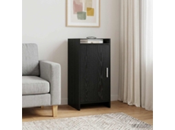 Vidaxl Buffet Carvalho Preto 40 X 36 X 80 Cm Derivados De Madeira