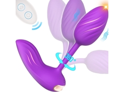 Vibrador De Massagem De 10 Frequncias Vestvel Com Controle Remoto Sem Fio (roxo) Yizhood