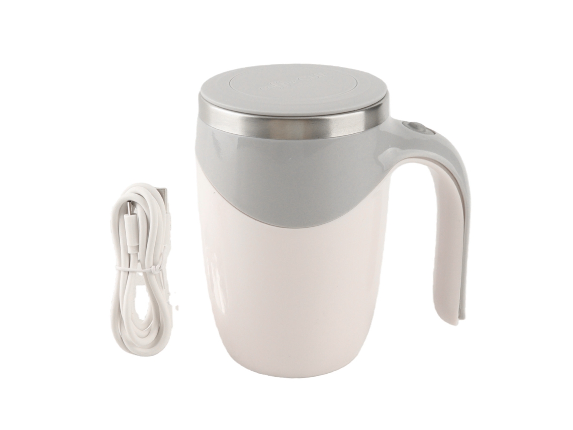 Copo De Café Laxiscreed Com Agitação Automática, Elétrico, Bateria E Aço Inoxidável Magnetizado