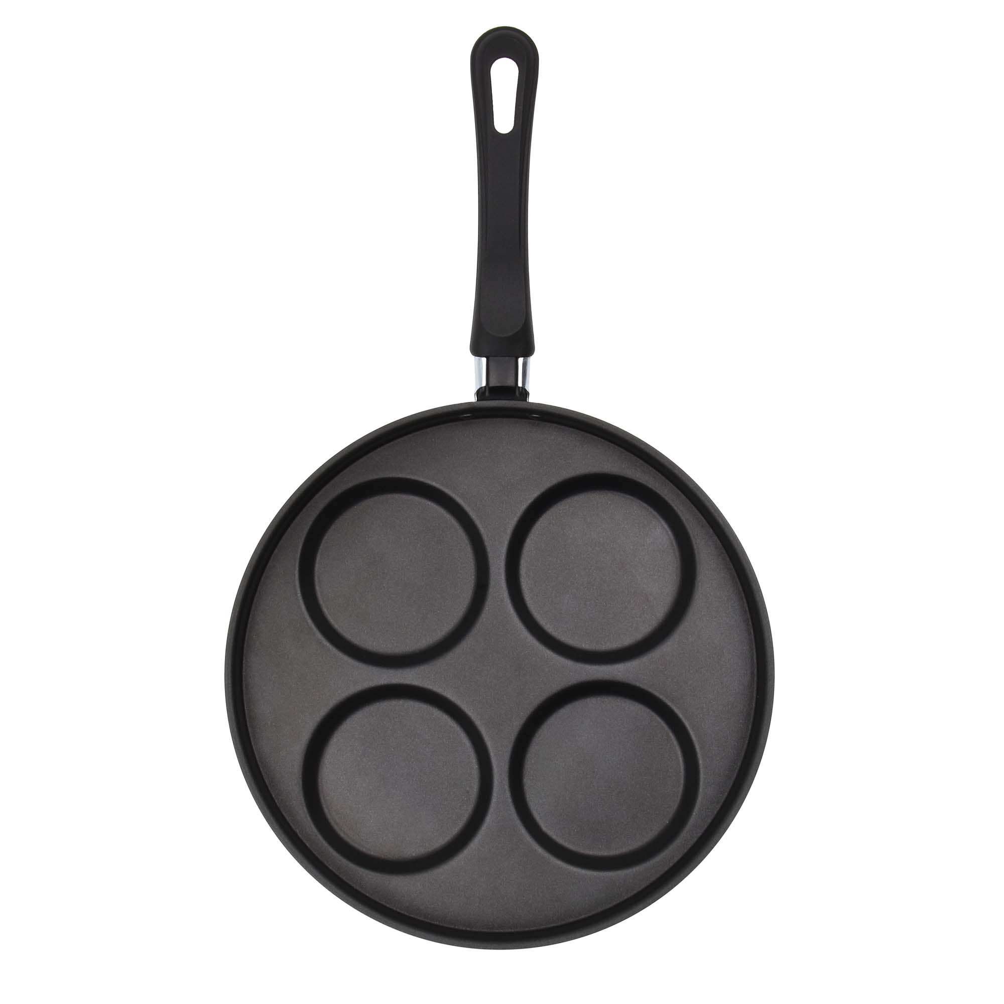 Frigideira para Panquecas CELAR com 4 Compartimentos (Antiaderente - Preto)