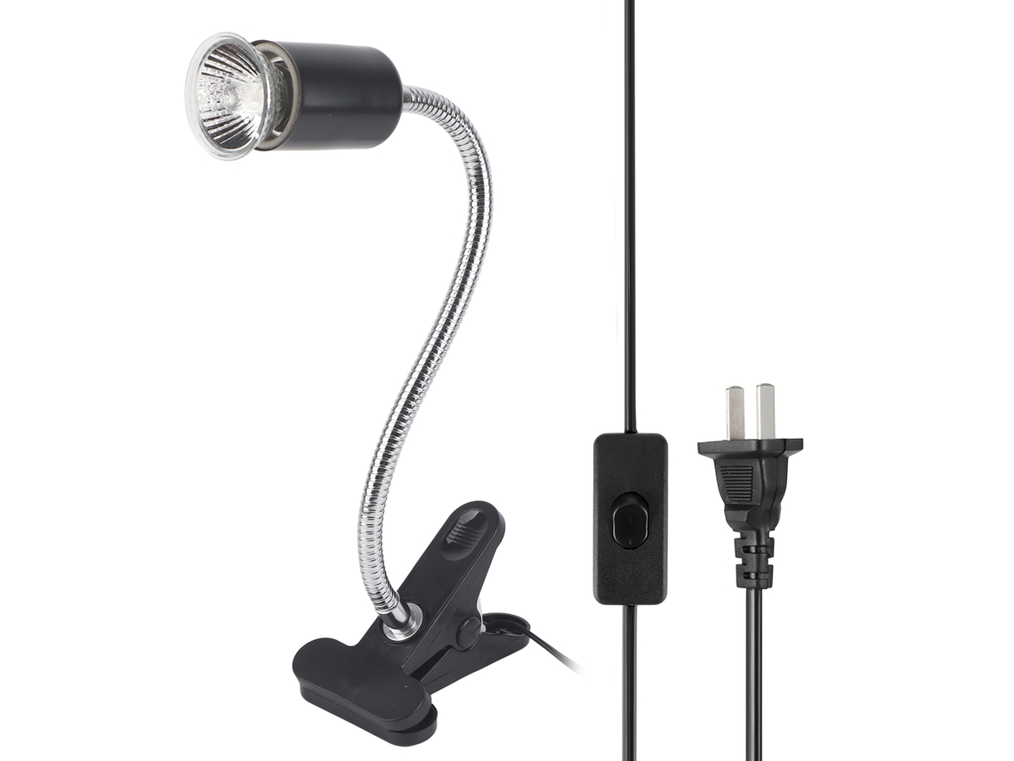 Lâmpada de Calor para Répteis Clip on 25w com Base E27 | S/MARCA