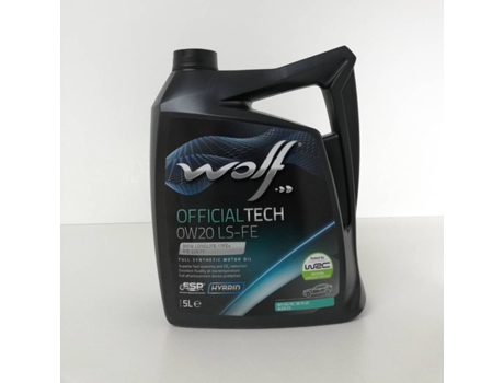 Óleo para Motor WOLF Officialtech 0W20 LS-FE (5 L)