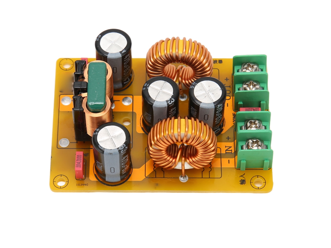 Filtro Lc Dc 50v 10a De Interferência Eletromagnética De Banda Passante Baixa Para Veículo Motocicleta Com Placa Fr4 Duplex
