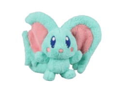 Ats muñeco de Peluche de Personaje de Anime Y Cartoon Juguete Suave para Niños Y Coleccionistas Regalo Azul 25cm
