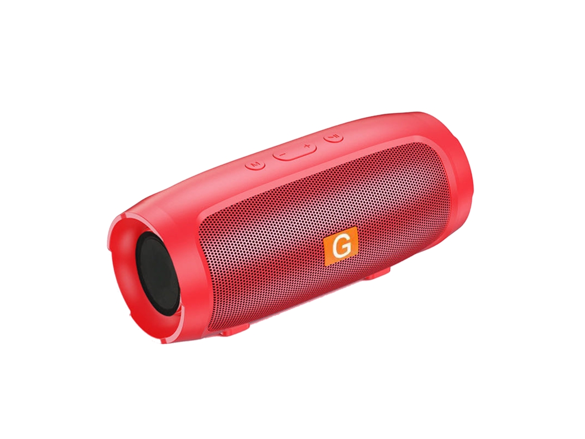 Caixa De Som Bluetooth Sem Fio Portátil Mini Subwoofer Usb Para Exterior Carro E Mesa De Casa Vermelha