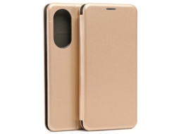Capa para Oppo Oppo A98 BELINE Pele Sintética Magnética Dourado