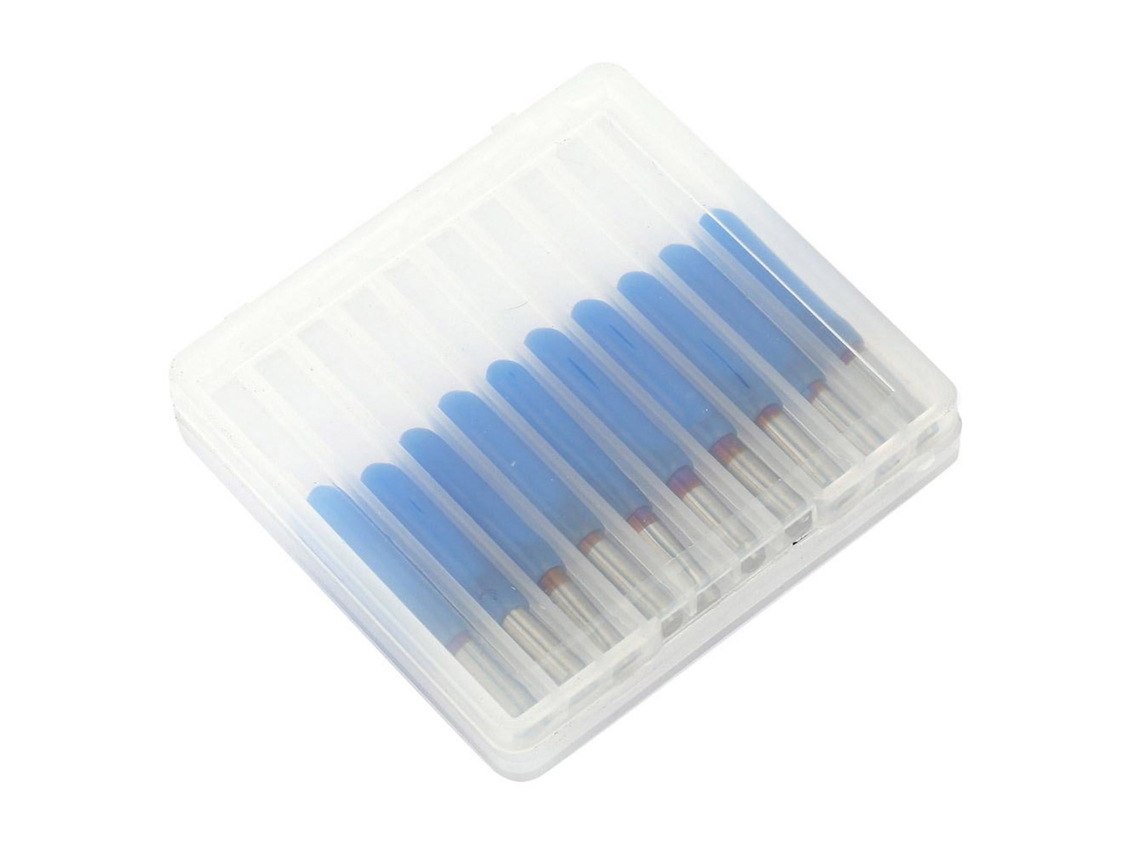 10pcs Broca de Gravação CNC Aço Tungstênio 3.175mm 45° (0.2mm)