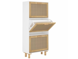 Shoe Cabinet, Shoe Cabinets Vidaxl Branco Madeira Processada (n/a)