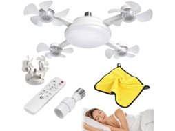 Ventilador De Teto Drone Com Luz, Led Rosca E27 E Controle Remoto, 3