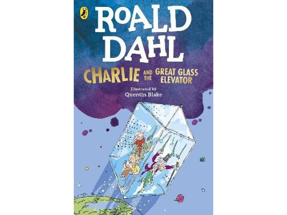 Livro Charlie And The Great Glass Elevator de Roald Dahl (Inglês