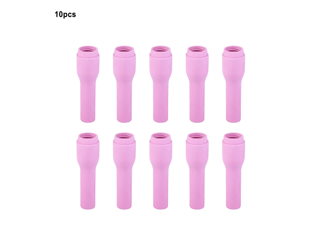 10 Peças De Bico Cerâmico Longo 796f70,796f71,796f72,796f73 Para Maçarico Tig Wp-9/20/25