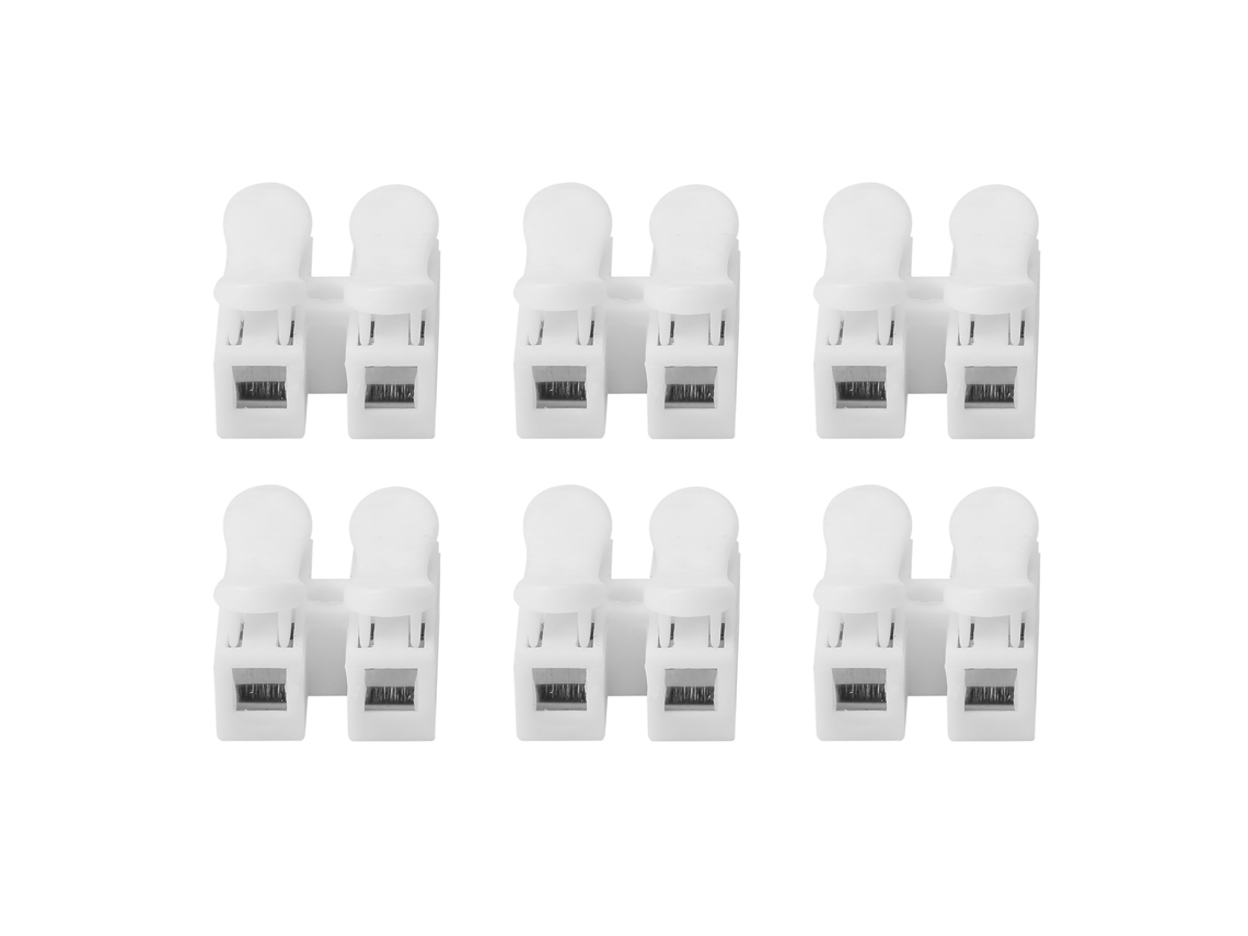 200pcs Conector Rápido Terminal Clamp Mola