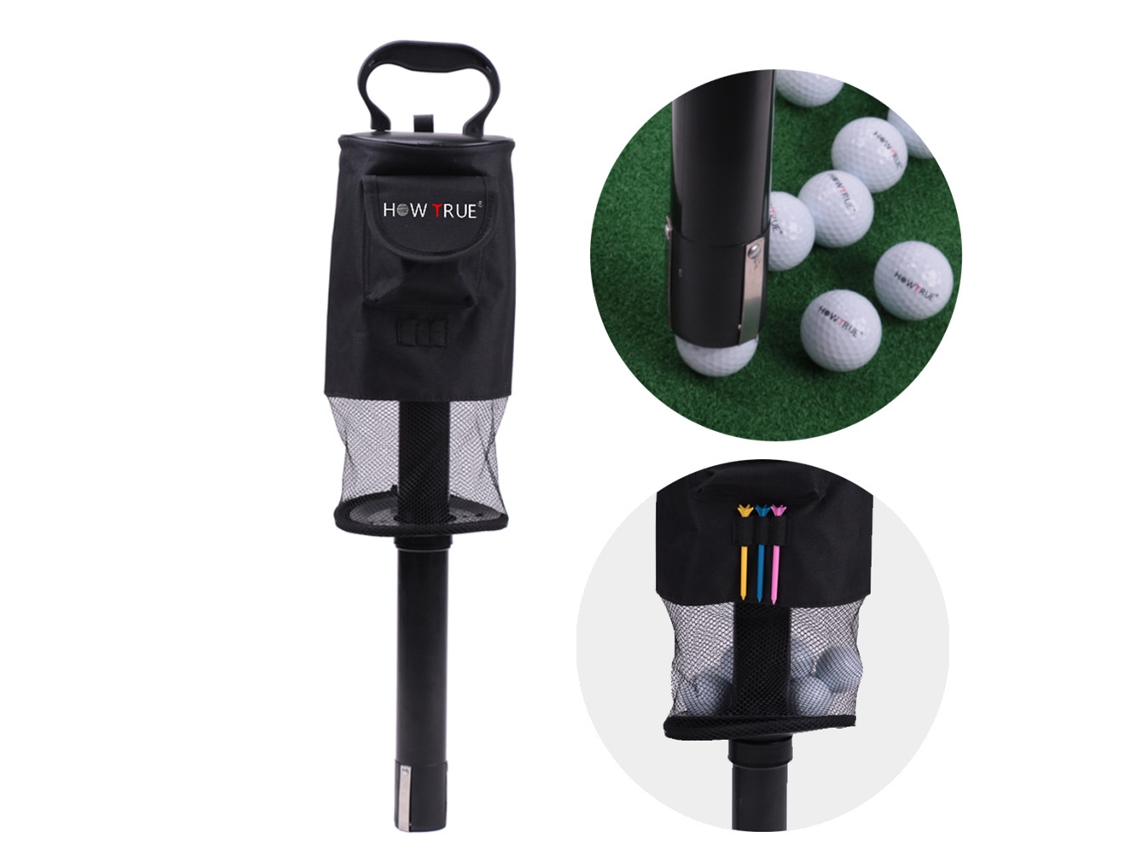 Vlrla-recogedor De Pelotas Portátil Shag Bag Con Tubo Desmontable Para Colección Y Entrenamiento